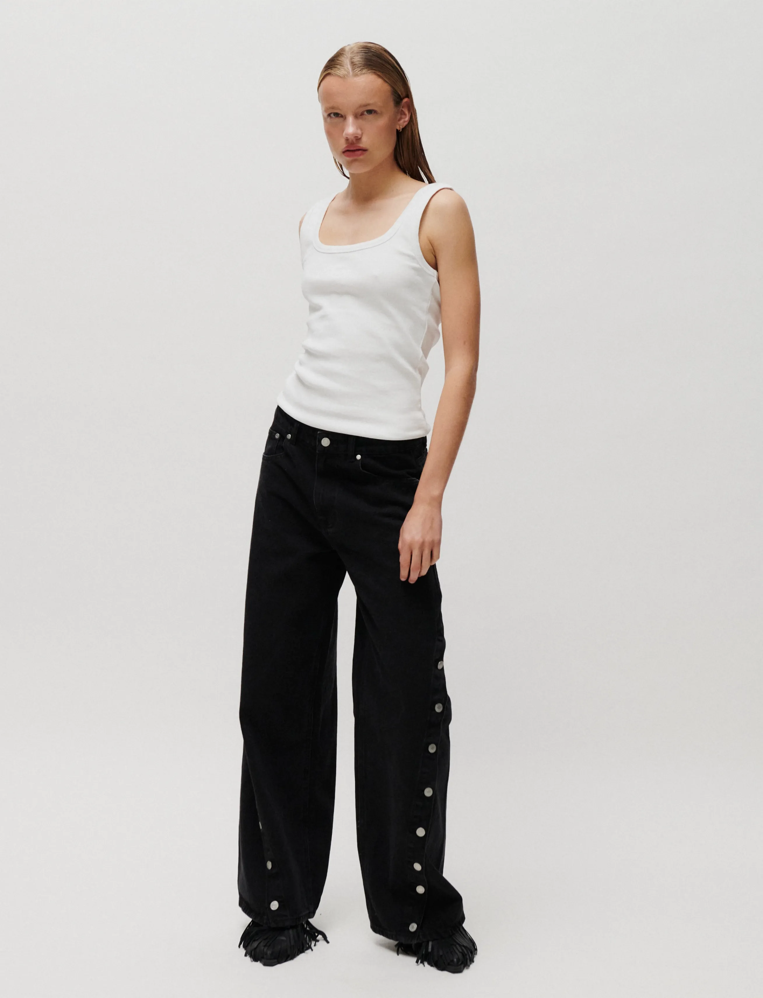 2NDDAY 2NDTyler - Black Wash - Jeans - BLACK DENIM / black