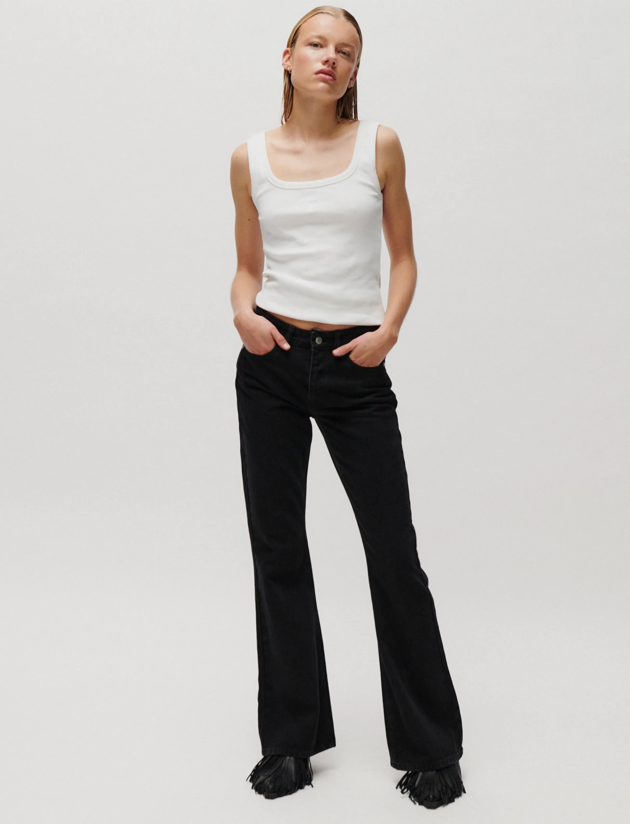 2NDDAY 2NDLamar - Black Wash - Jeans - BLACK DENIM / black