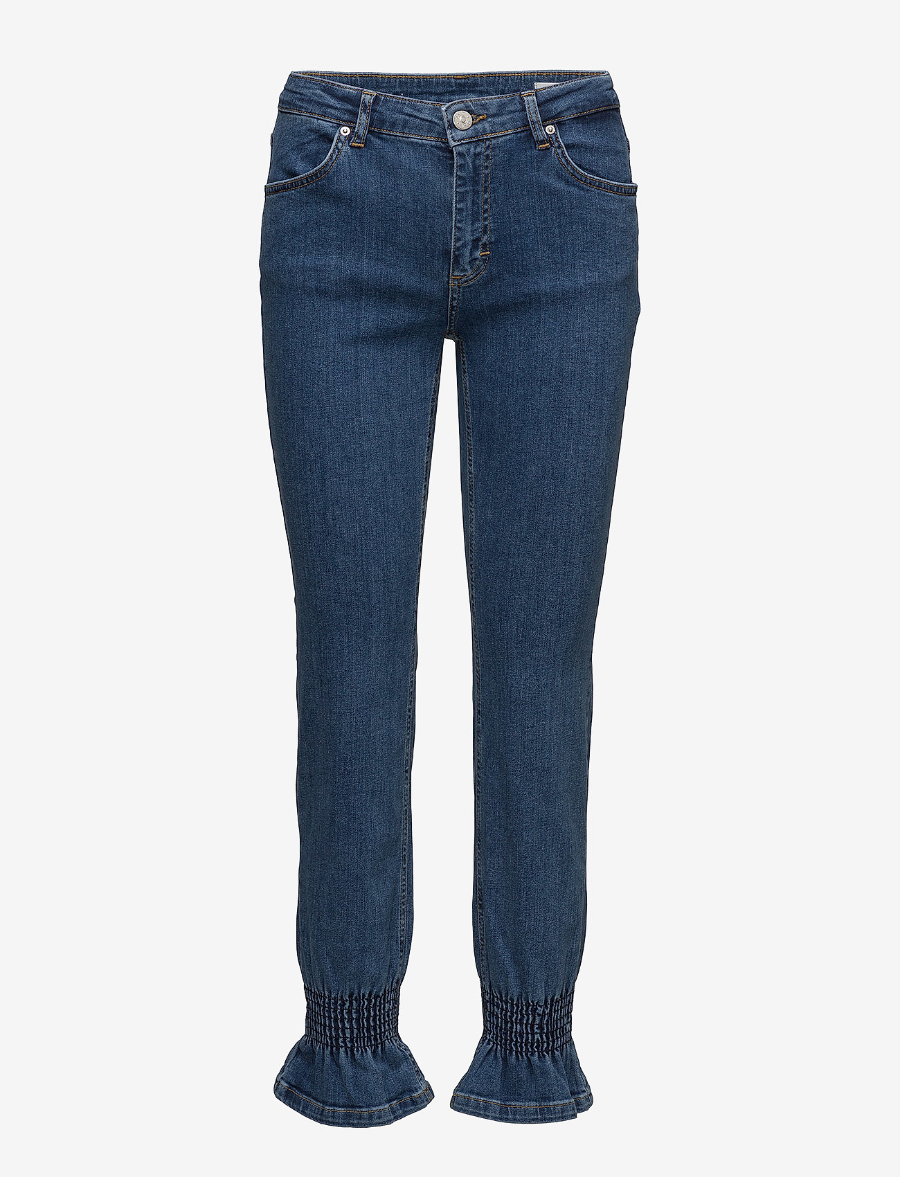 2nd One Nicole 829 Crop, Blue Clarity Smock, Jeans, 25 x 31, Blau - Slim, Frauen