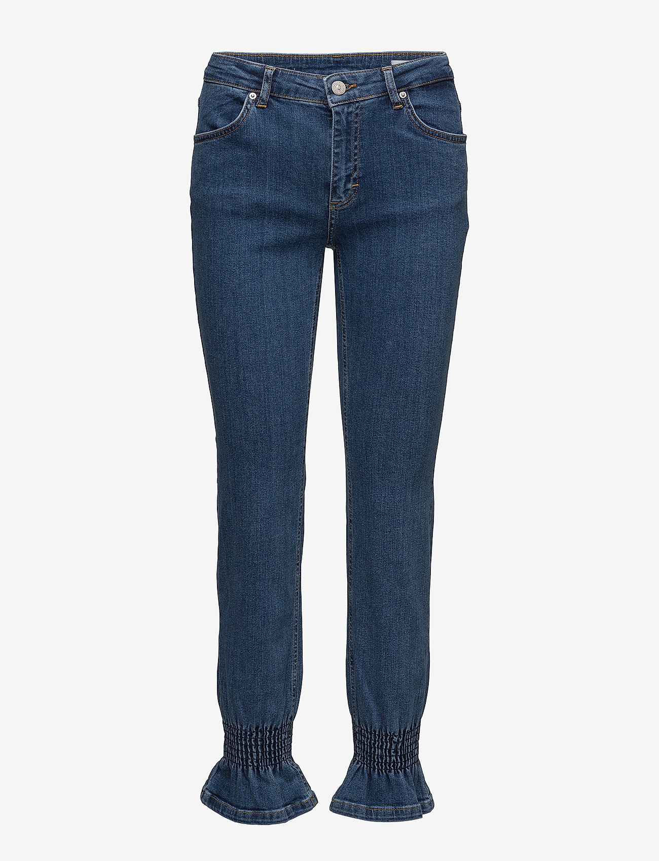 2nd One - Nicole 829 Crop, Blue Clarity Smock, Jeans - džinsa bikses ar tievām starām - blue clarity smock - 0