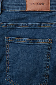 2nd One - Nicole 829 Crop, Blue Clarity Smock, Jeans - džinsa bikses ar tievām starām - blue clarity smock - 4