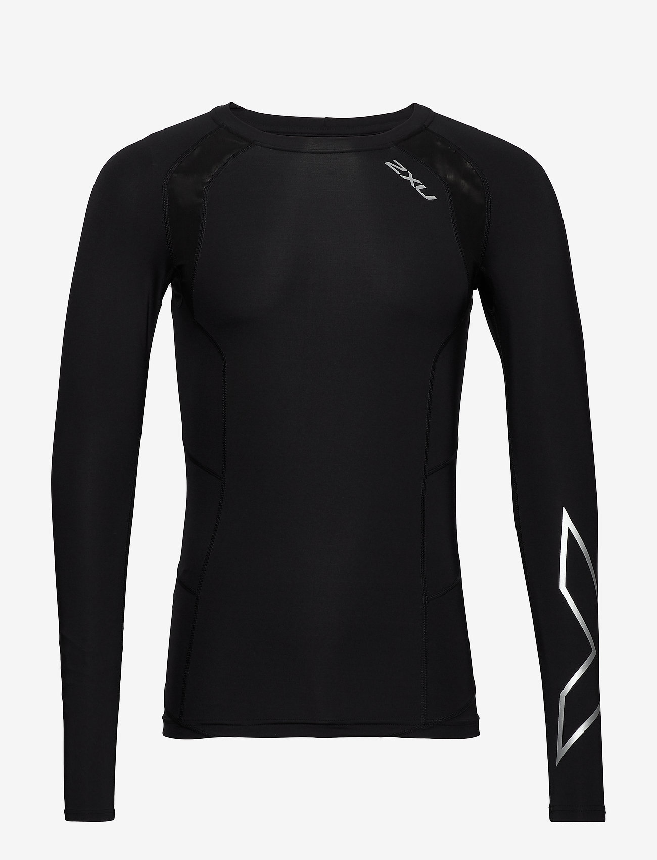 2XU - Compression L/S Top-M - black/silver - 0