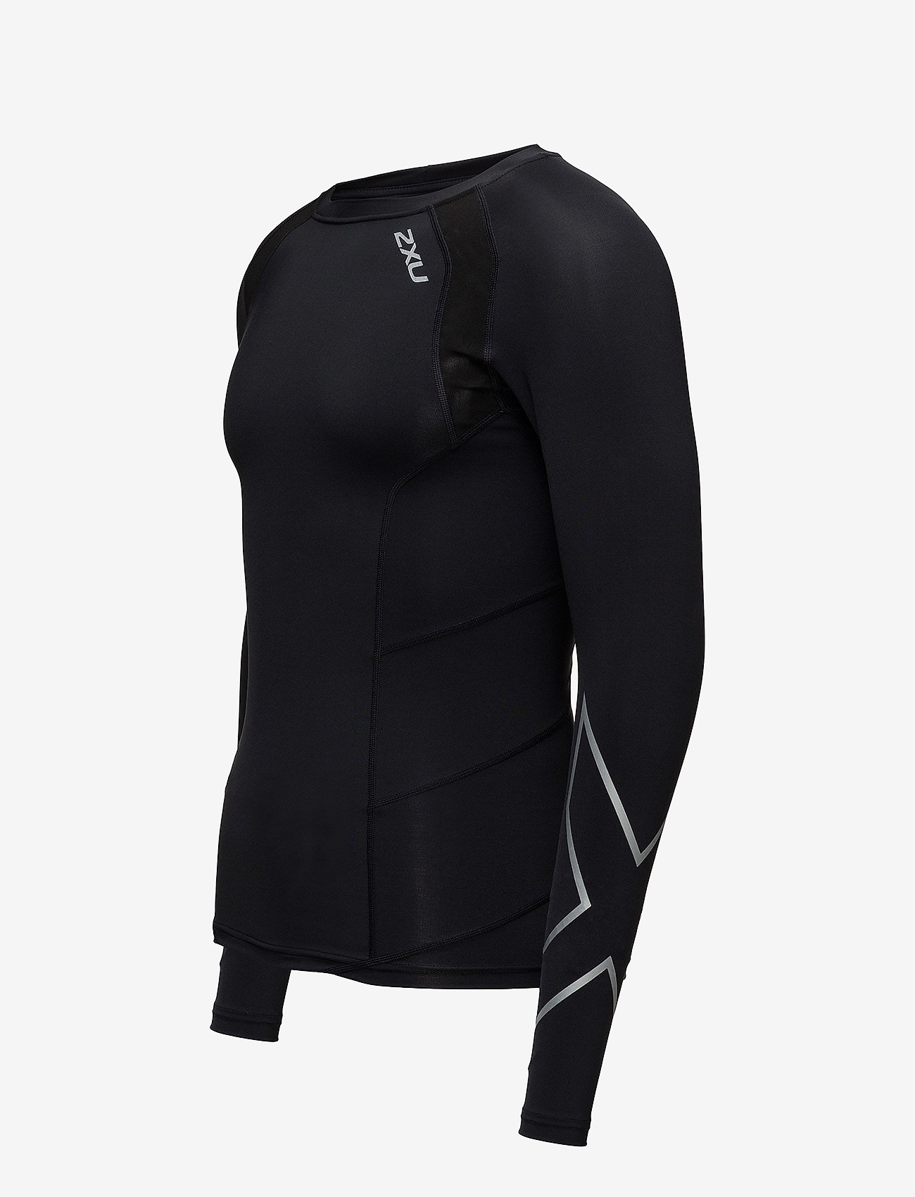 2XU - Compression L/S Top-M - black/silver - 2