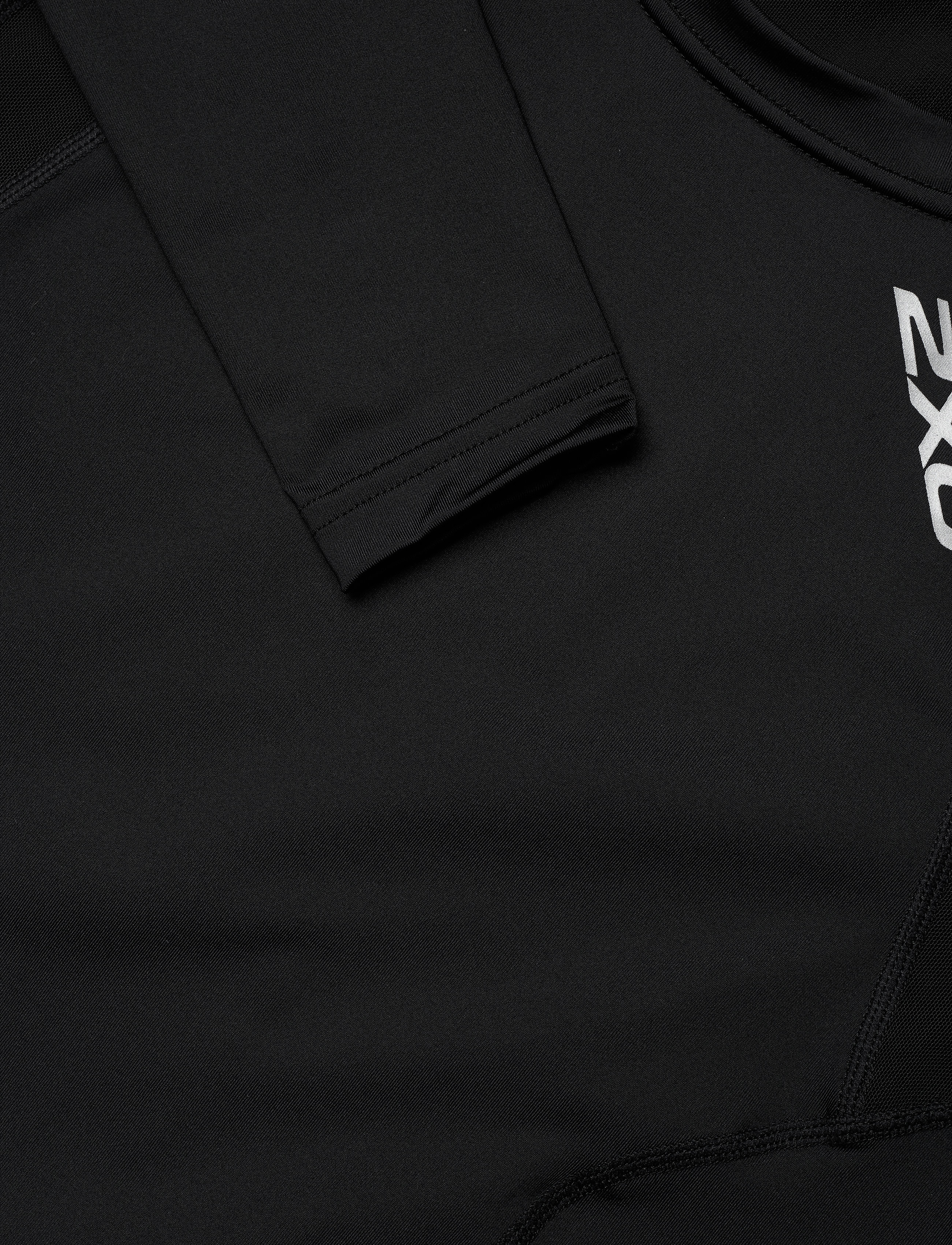 2XU - Compression L/S Top-M - black/silver - 3