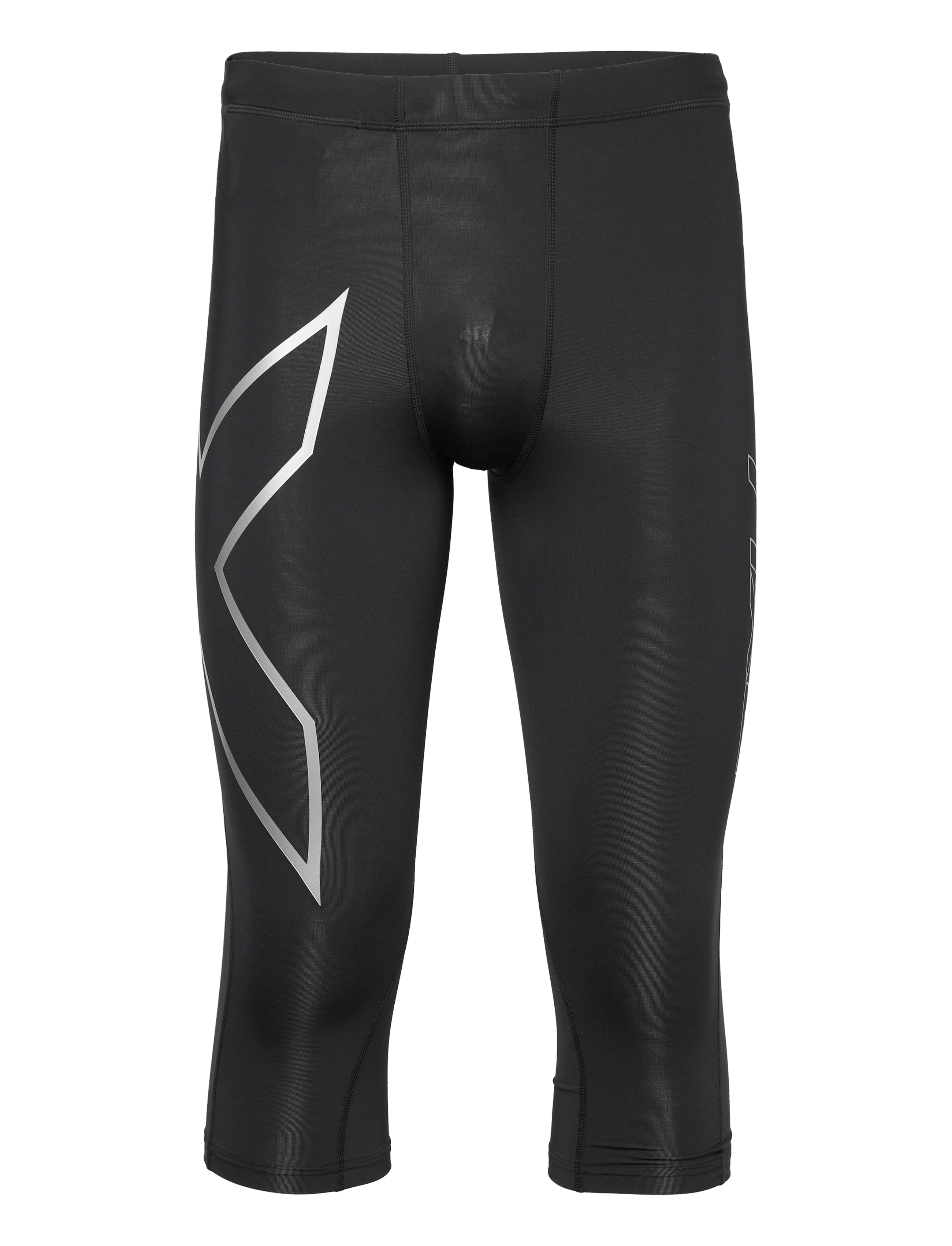 2XU - CORE COMPRESSION 3/4 TIGHTS - black/silver - 0