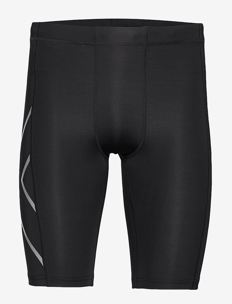 2XU - CORE COMPRESSION SHORTS - dviračių pėdkelnės - black/silver - 0