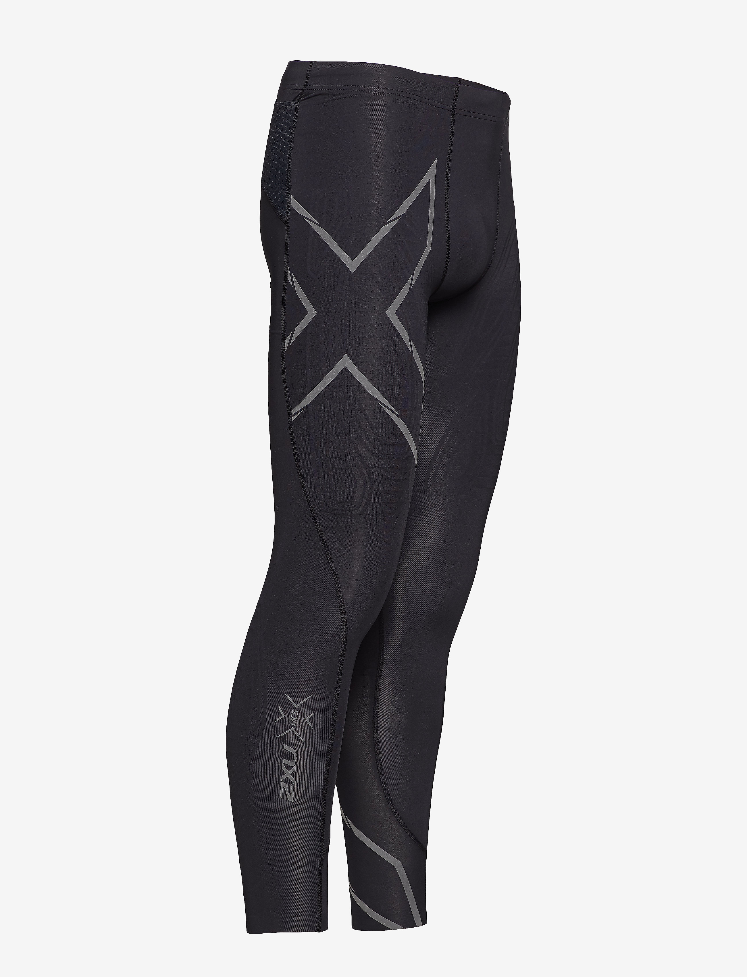 2XU - LIGHT SPEED COMPRESSION TIGHTS - löpartights - black/ black reflective - 3