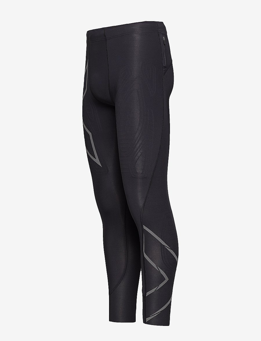 2XU - LIGHT SPEED COMPRESSION TIGHTS - löpartights - black/ black reflective - 4