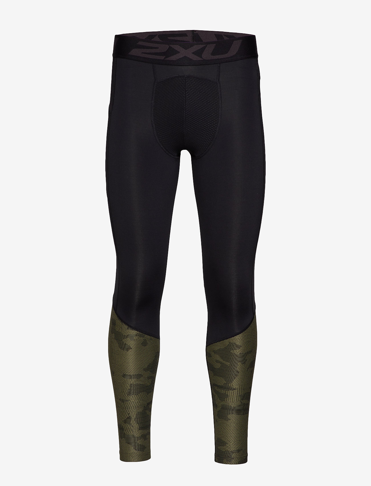 2XU - Accel Comp Tight w Storage-M - black/linear camo khaki - 0