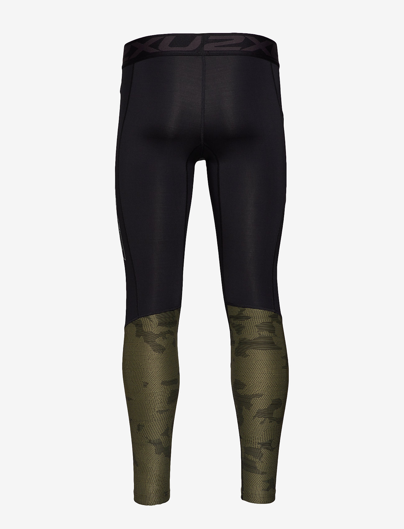 2XU - Accel Comp Tight w Storage-M - black/linear camo khaki - 1