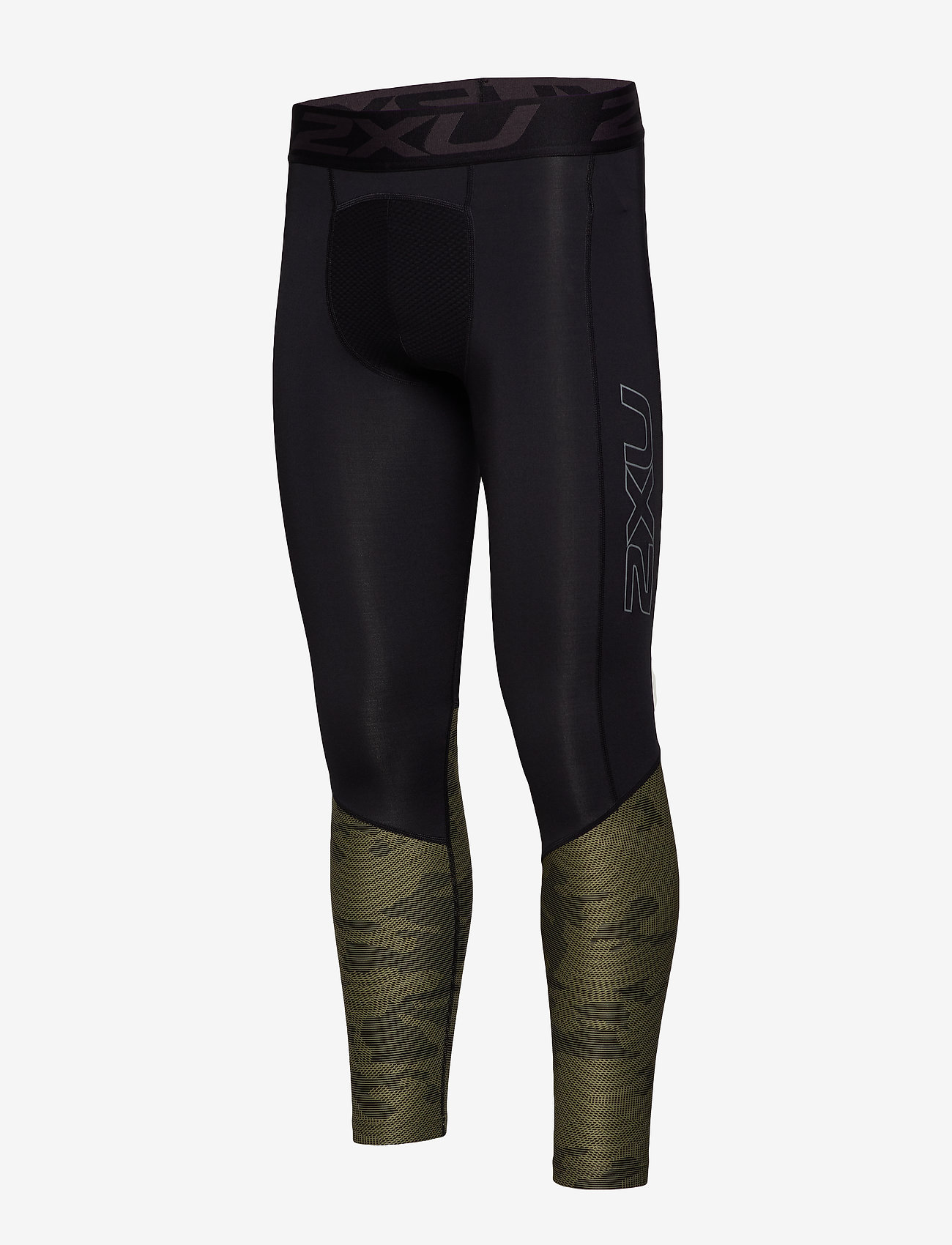 2XU - Accel Comp Tight w Storage-M - black/linear camo khaki - 2
