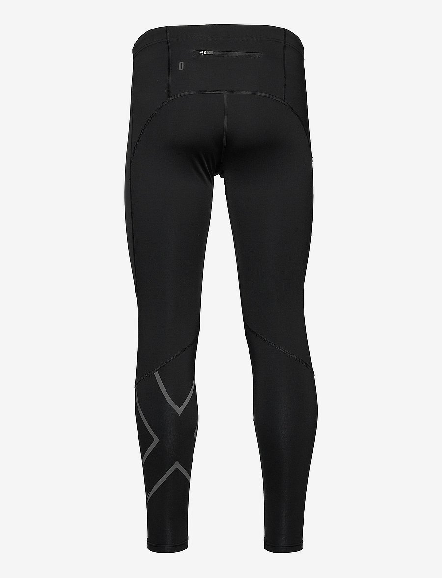 2XU - IGNITION SHIELD COMPRESSION TIGHTS - juoksutrikoot - black/ black reflective - 1