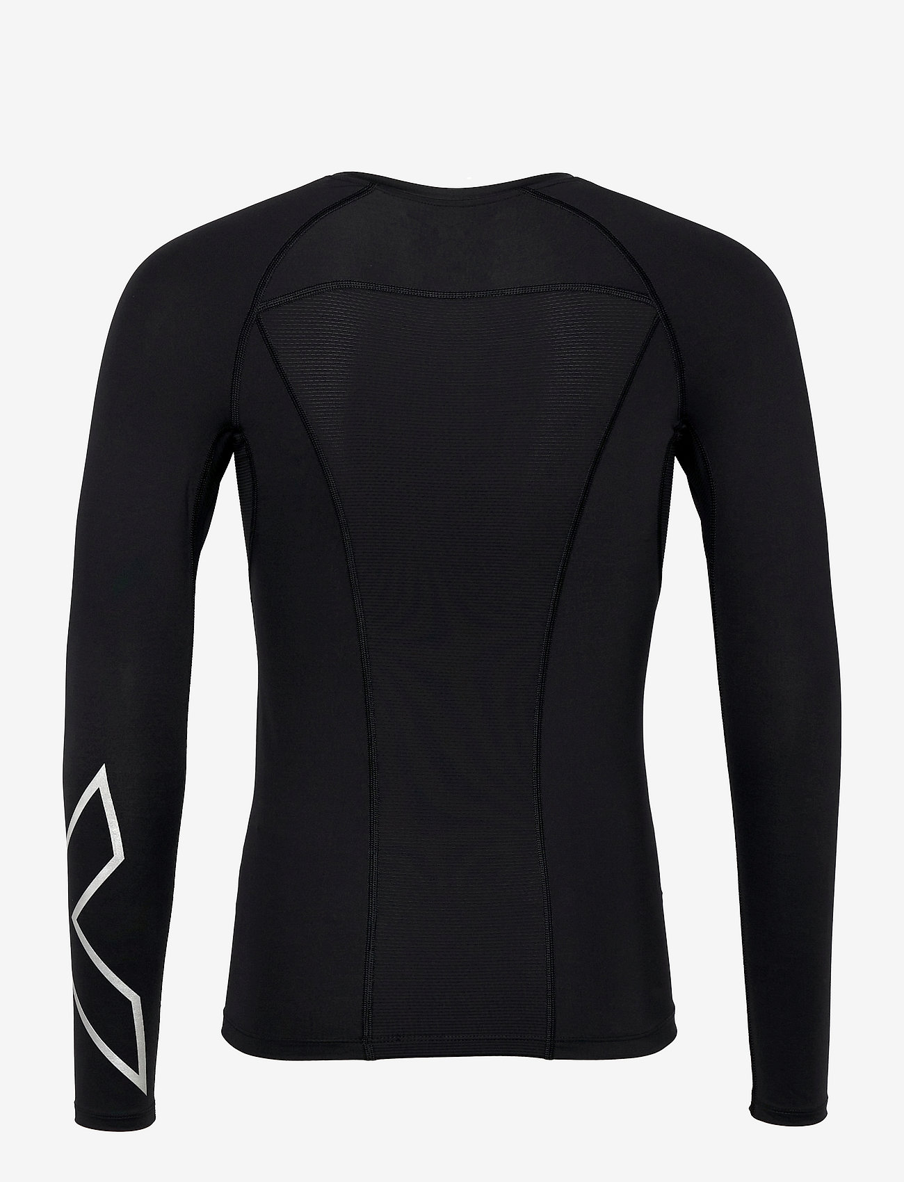 2XU - CORE COMPRESSION LONG SLEEVE - black/silver - 1