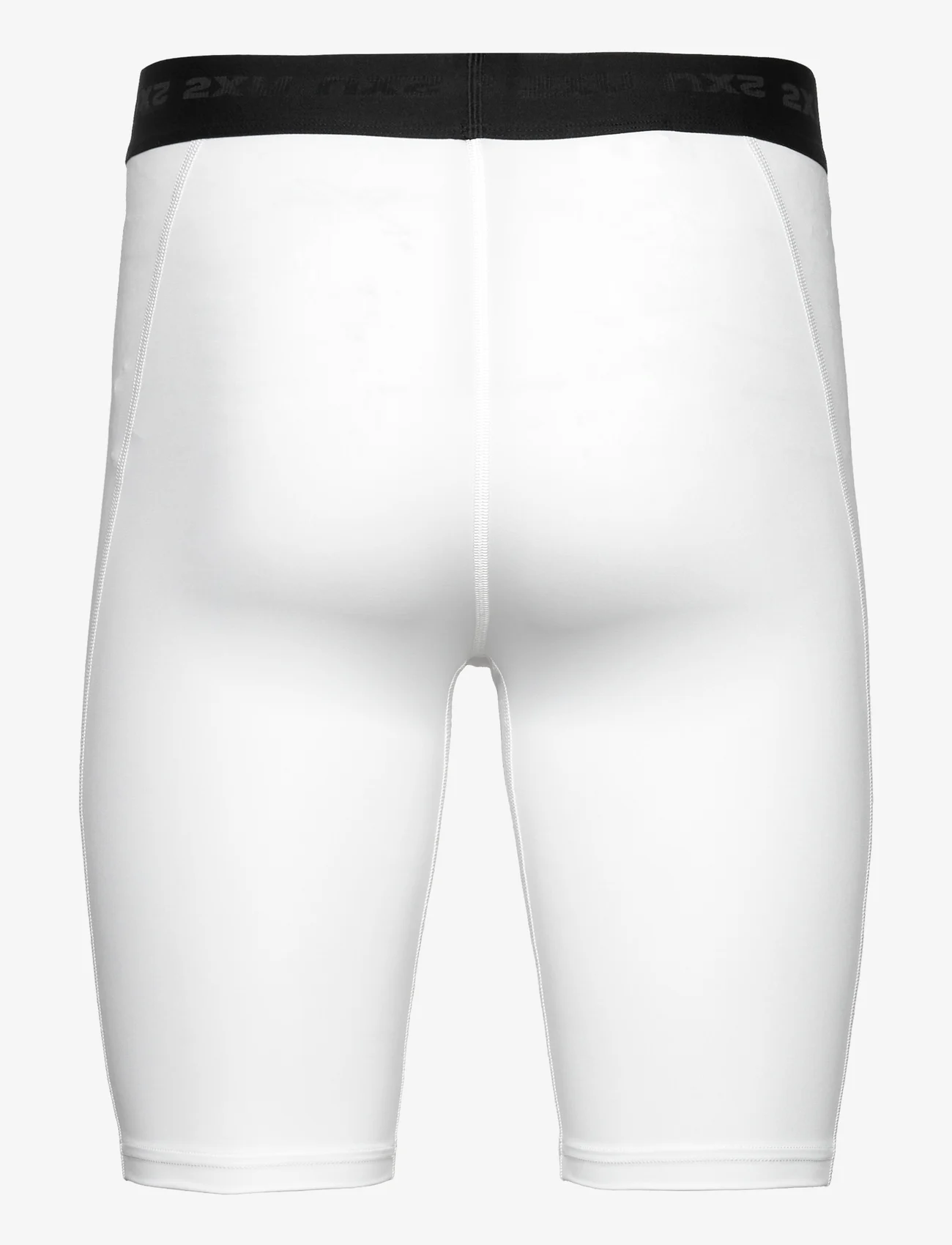 2XU - BASE LAYER COMPRESSION SHORT - sportiska stila šorti - white/white - 1