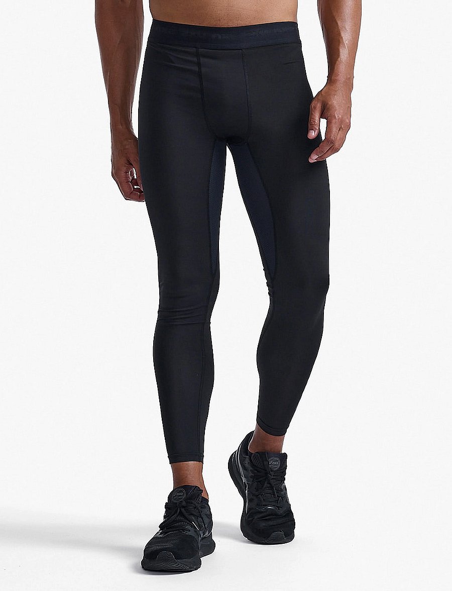 2XU - BASE LAYER COMPRESSION TIGHTS - underställsbyxor - black/nero - 0
