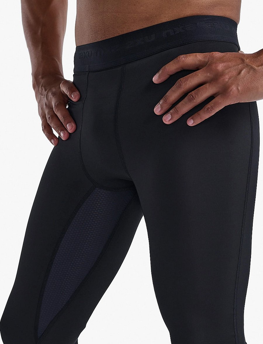 2XU - BASE LAYER COMPRESSION TIGHTS - underställsbyxor - black/nero - 4