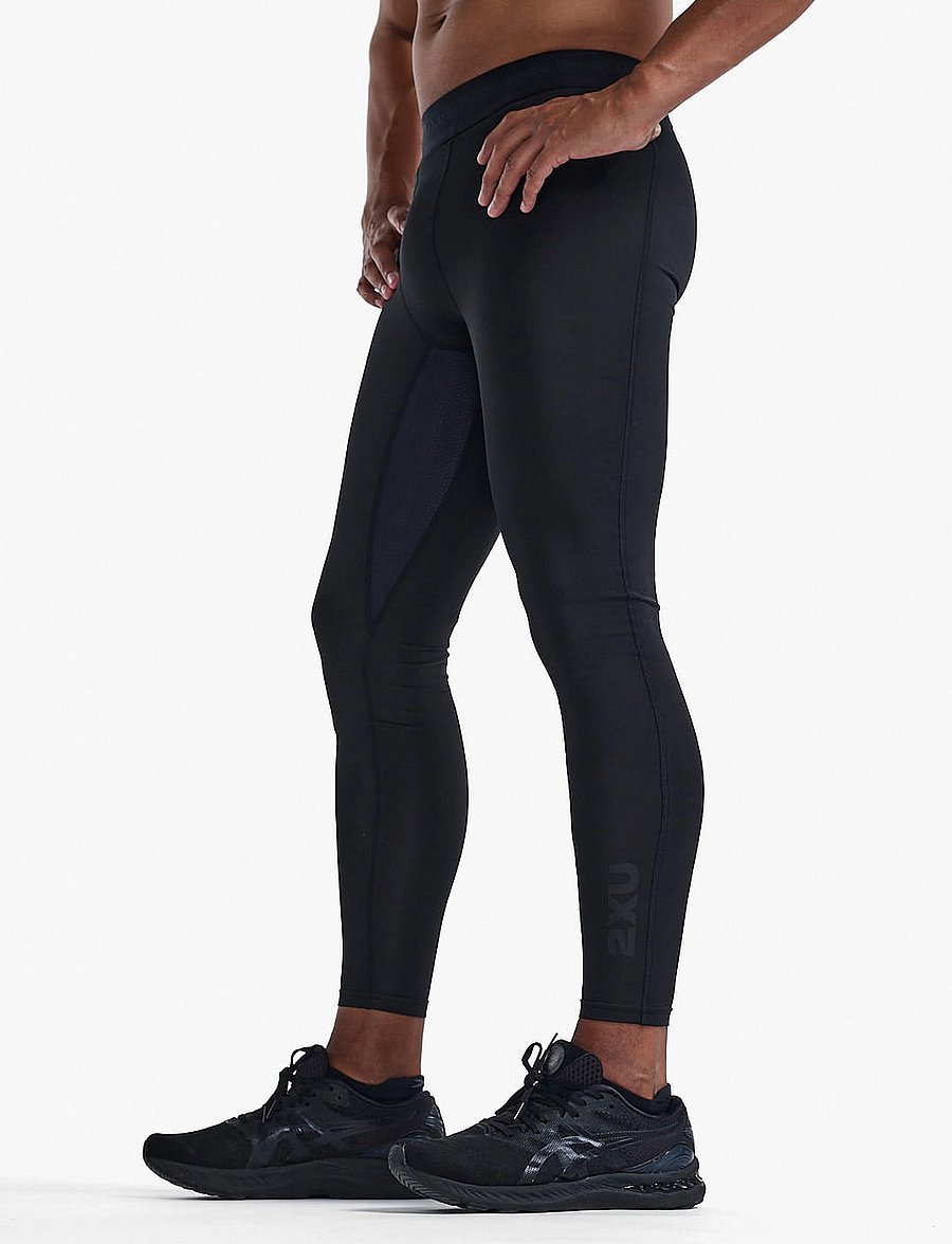 2XU - BASE LAYER COMPRESSION TIGHTS - underställsbyxor - black/nero - 5