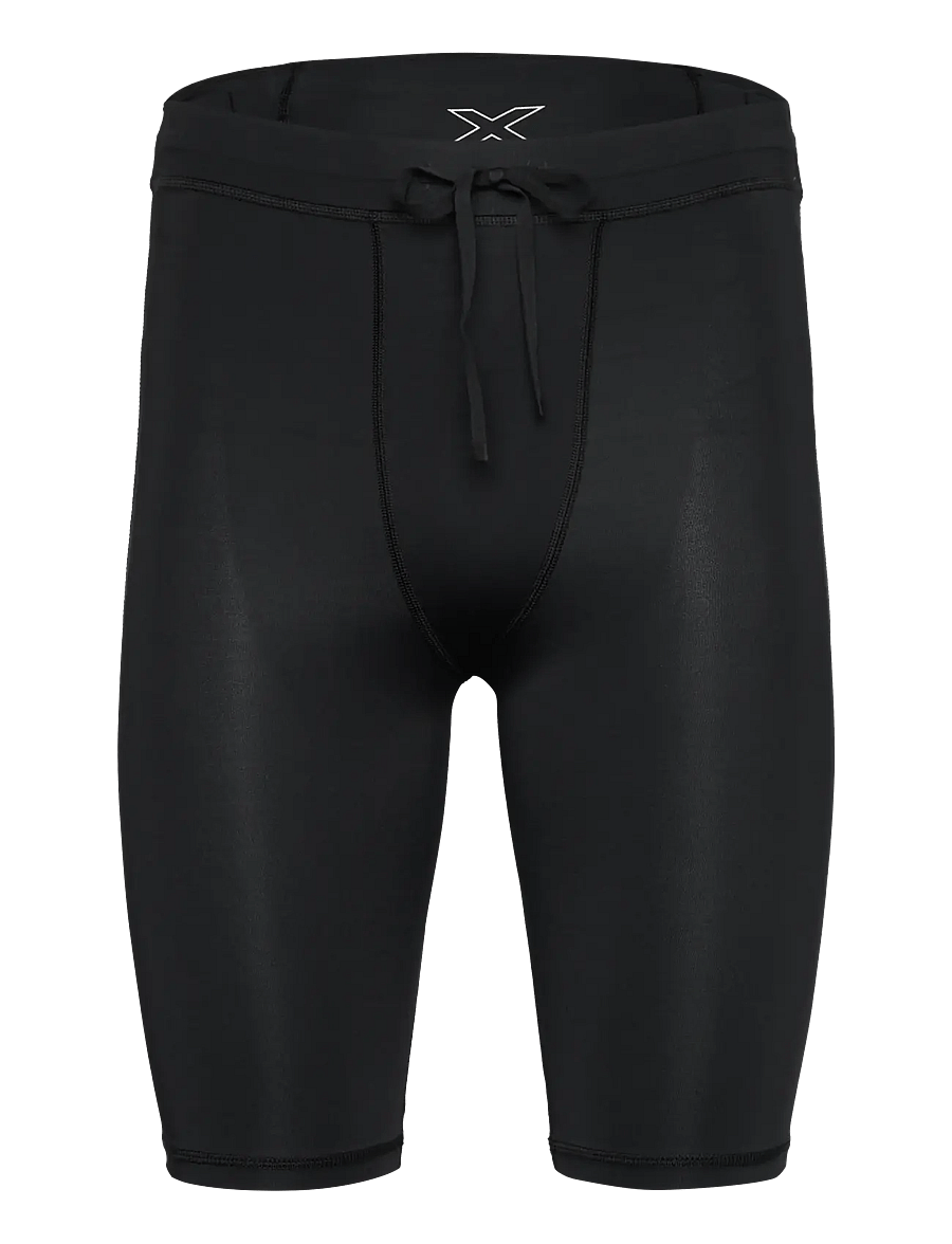 2XU - AERO MESH COMPRESSION SHORTS - jooksuretuusid - black/silver reflective - 1