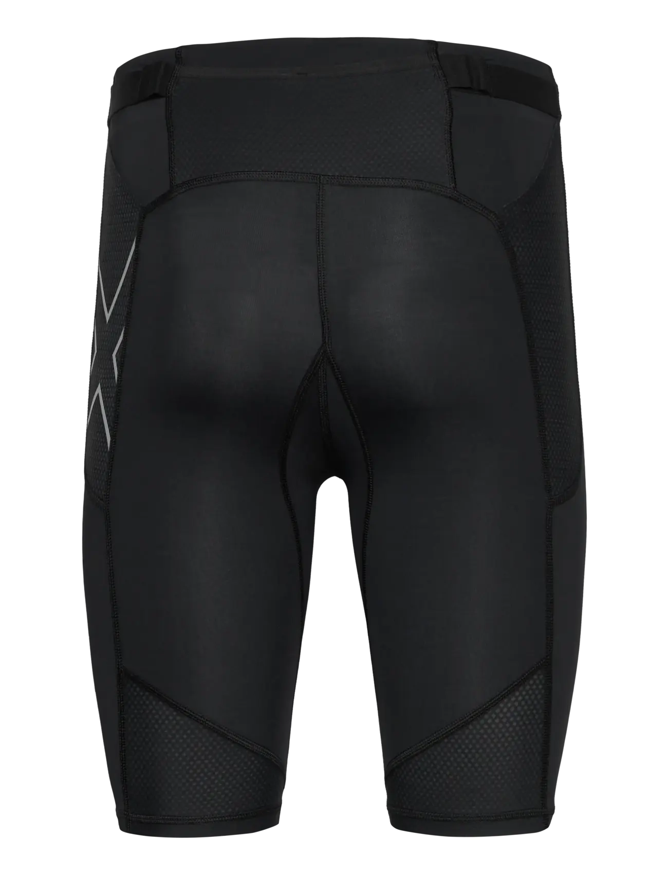 2XU - AERO MESH COMPRESSION SHORTS - trainingstights - black/silver reflective - 1