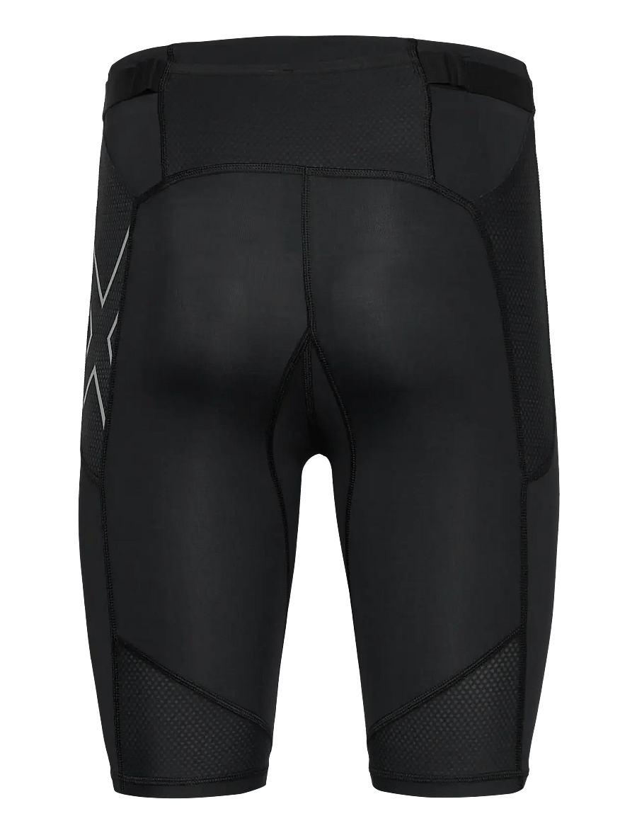2XU - AERO MESH COMPRESSION SHORTS - jooksuretuusid - black/silver reflective - 2