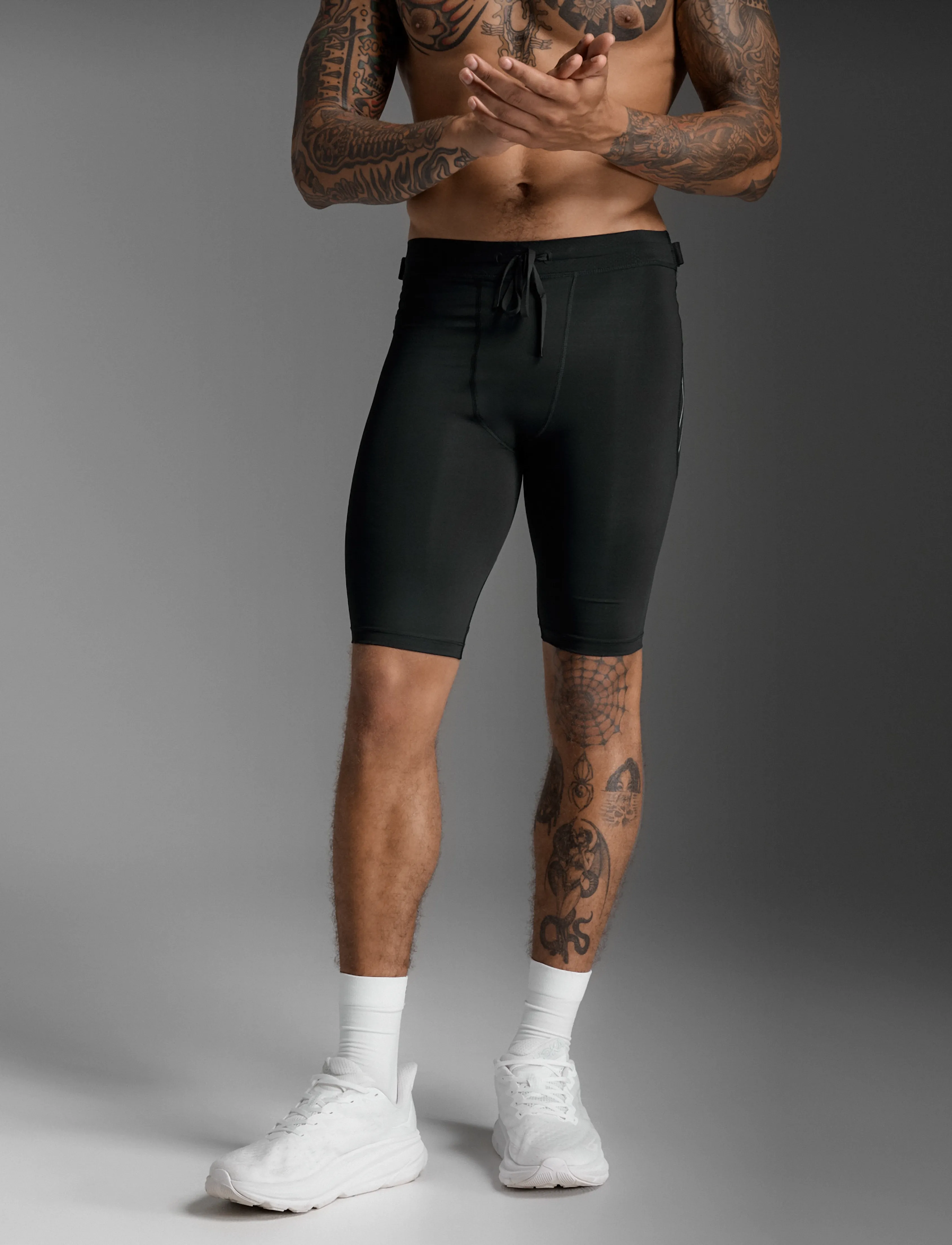 2XU Aero Mesh Compression Shorts, XXL, Sport Tights, Schwarz - Training Männerswear