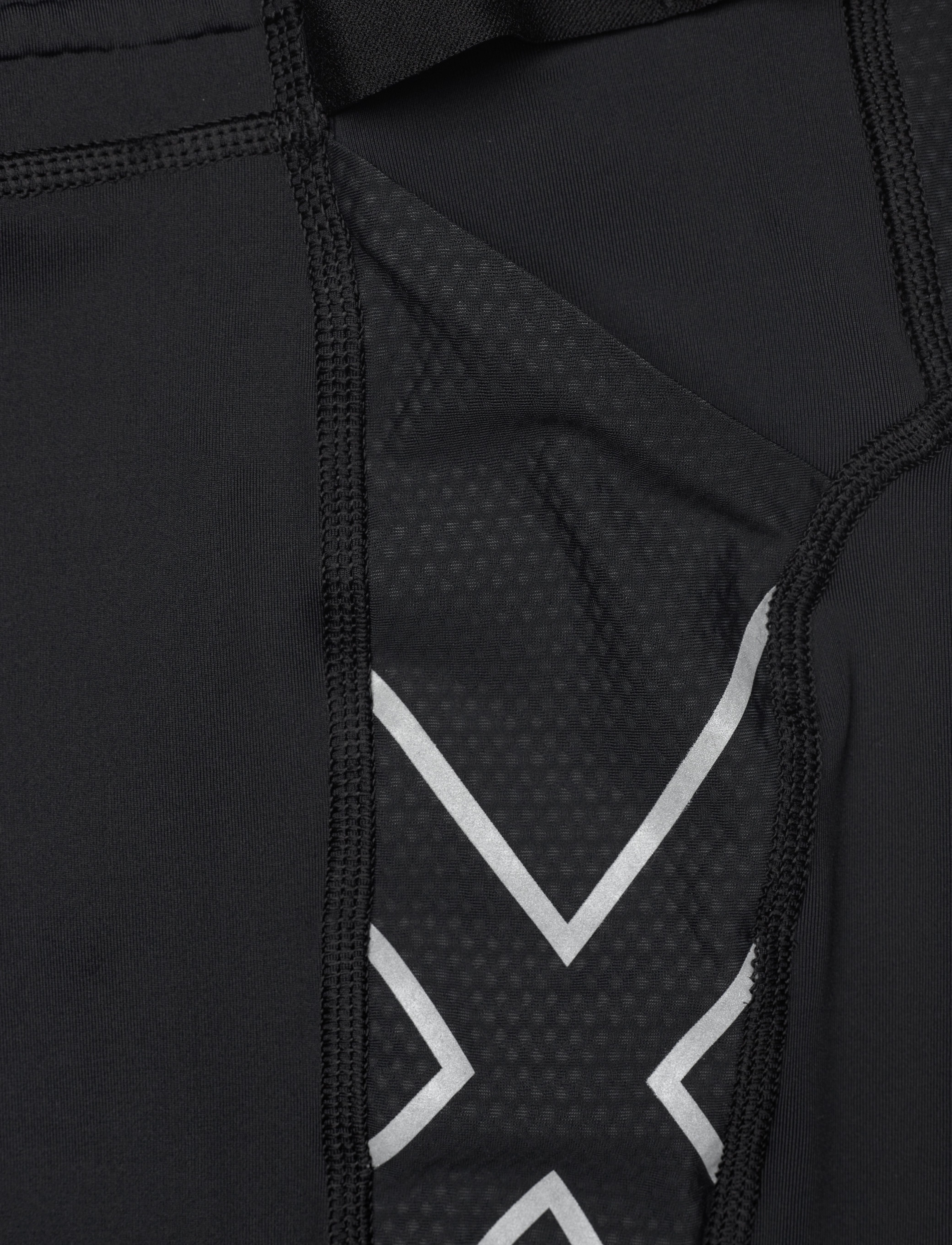 2XU - AERO MESH COMPRESSION SHORTS - trainingstights - black/silver reflective - 2