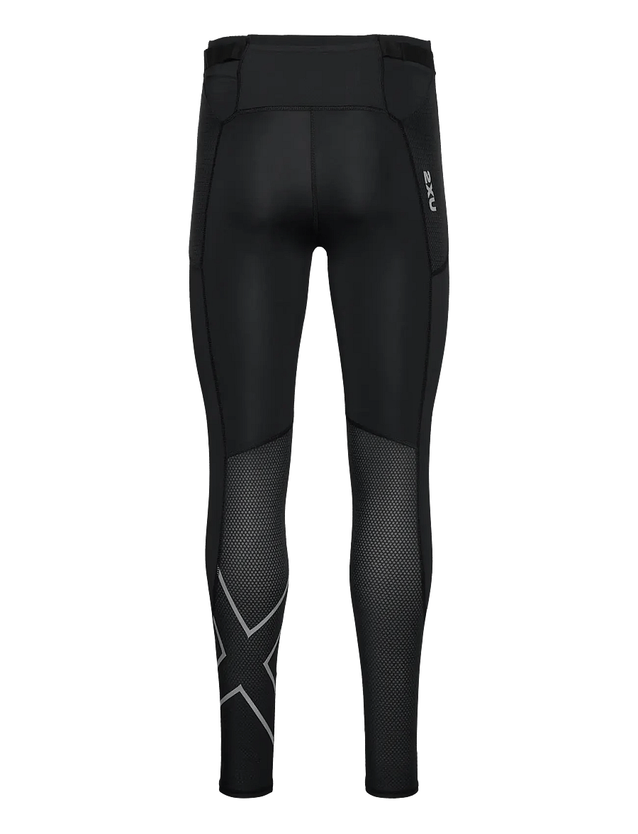 2XU - AERO MESH COMPRESSION TIGHTS - løbetights - black/silver reflective - 1