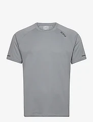 2XU - AERO TEE - short-sleeved t-shirts - weathervane/black reflective - 0