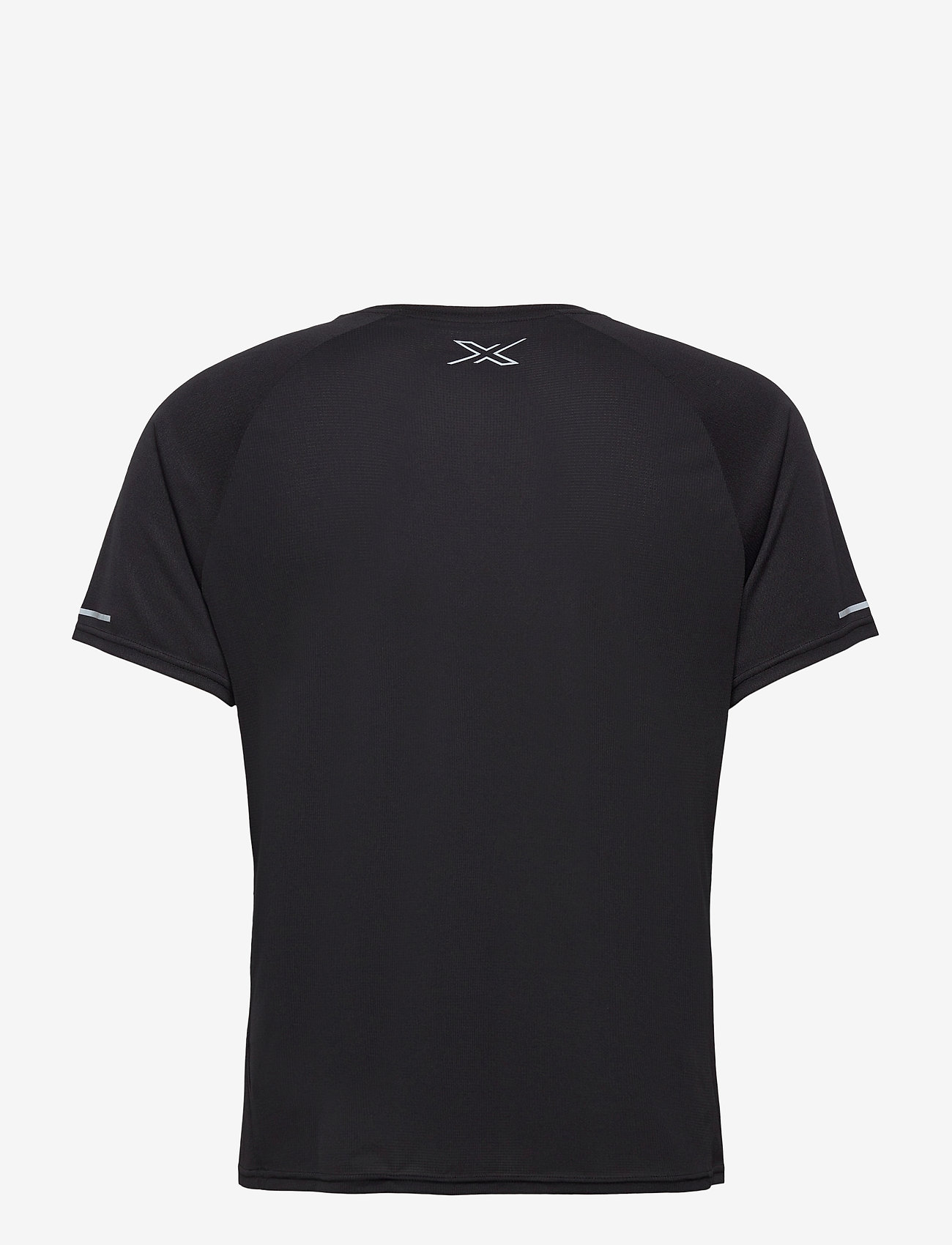2XU - AERO TEE - short-sleeved t-shirts - black/silver reflective - 1