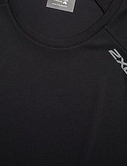 2XU - AERO TEE - t-shirts - black/silver reflective - 2