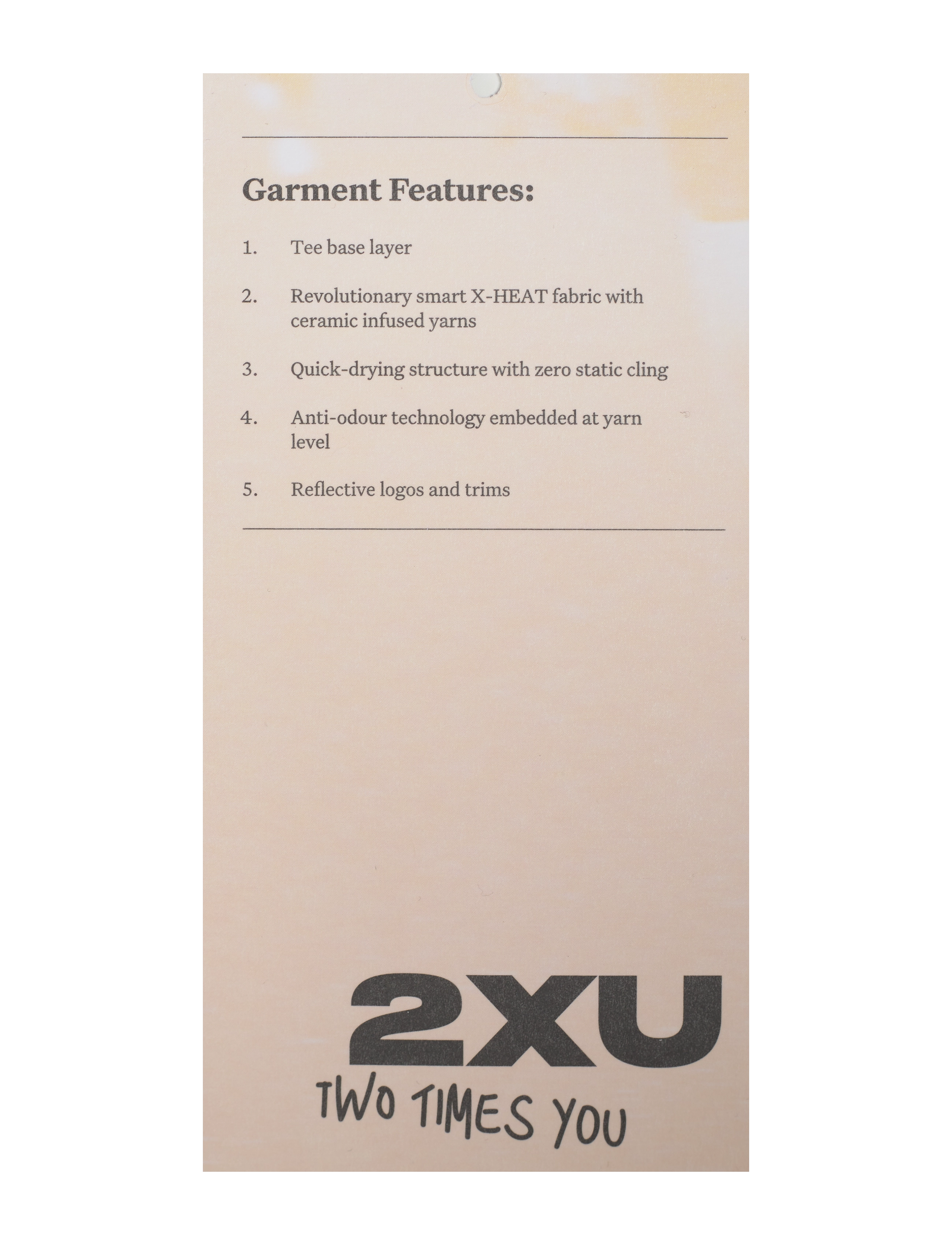 2XU - IGNITION BASE LAYER TEE - black/silver reflective - 3