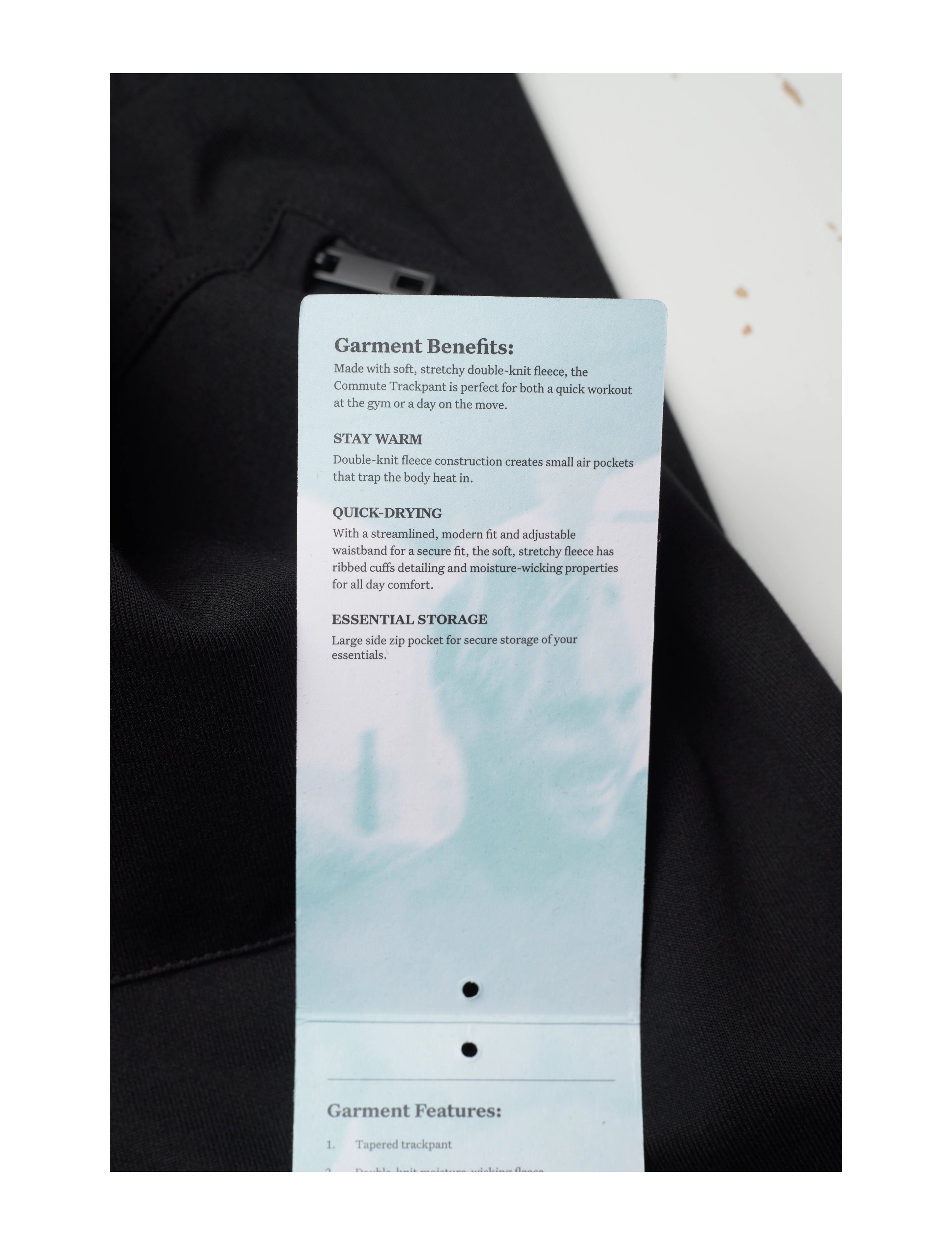 2XU - COMMUTE TRACKPANT - black/white - 4