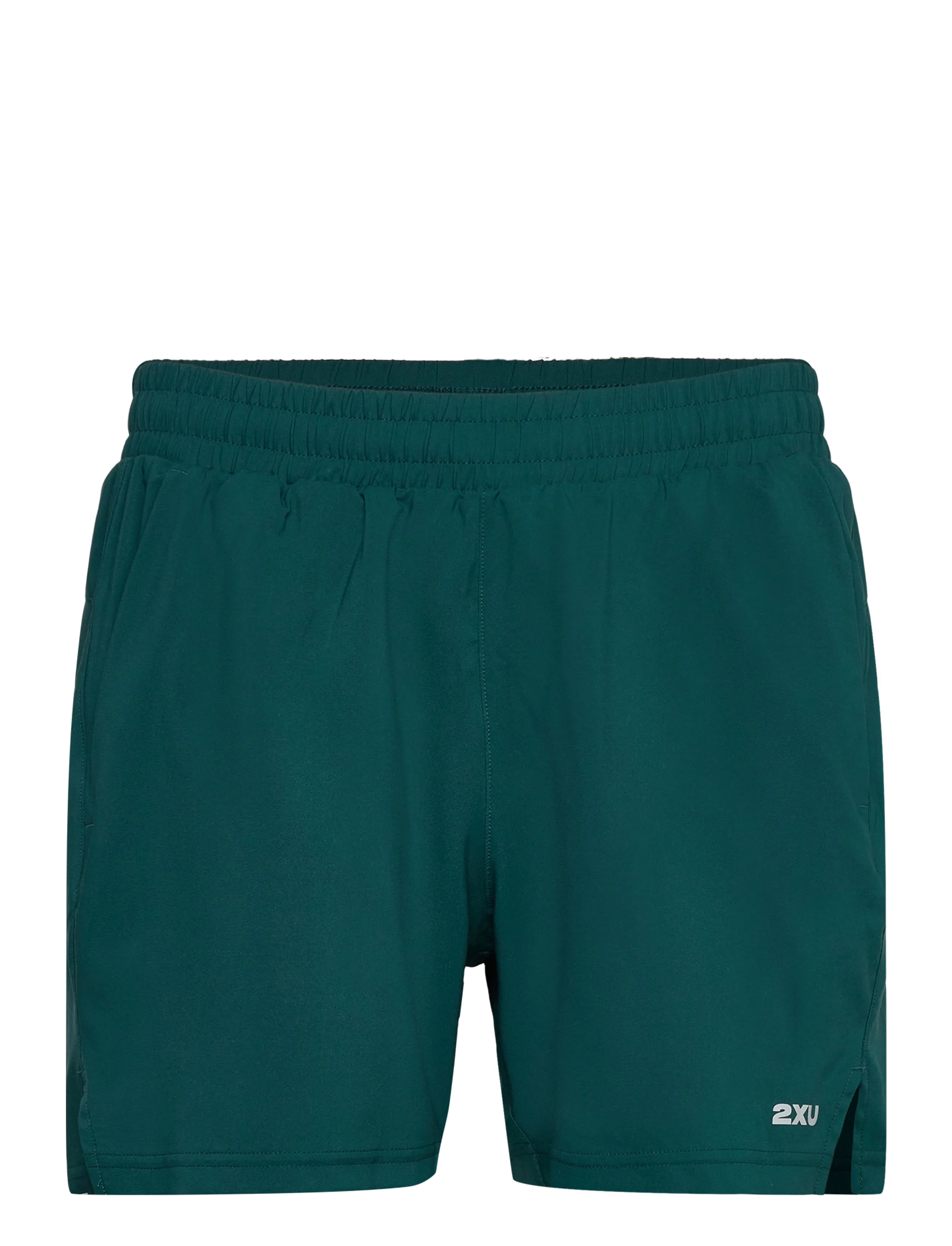 AERO 5 INCH SHORTS - DARK MOSS/SILVER REFLECTIVE
