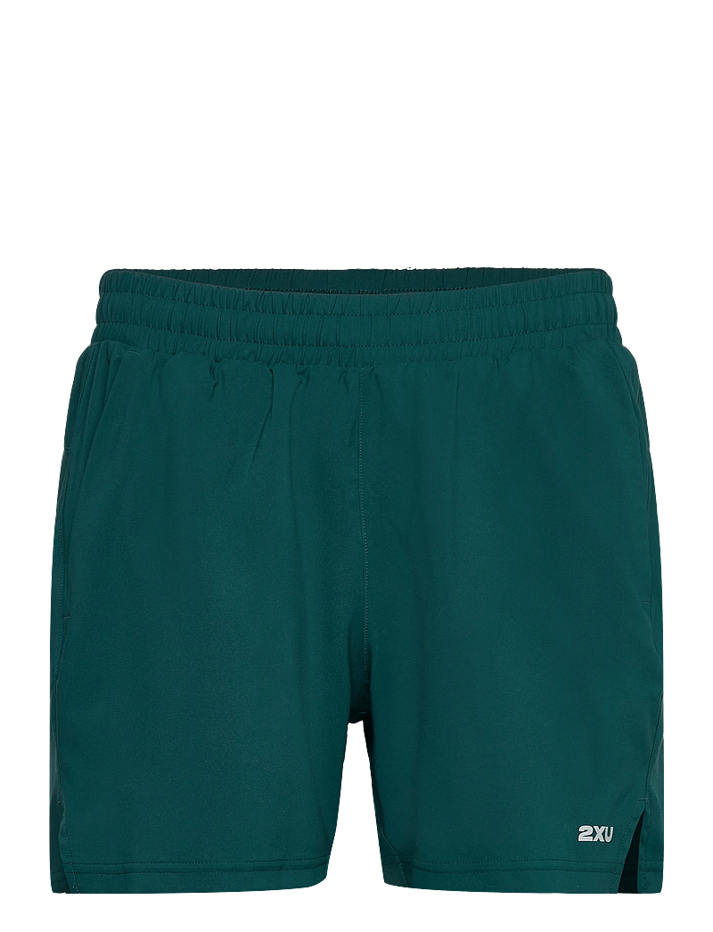 2XU - AERO 5 INCH SHORTS - löparshorts - dark moss/silver reflective - 0