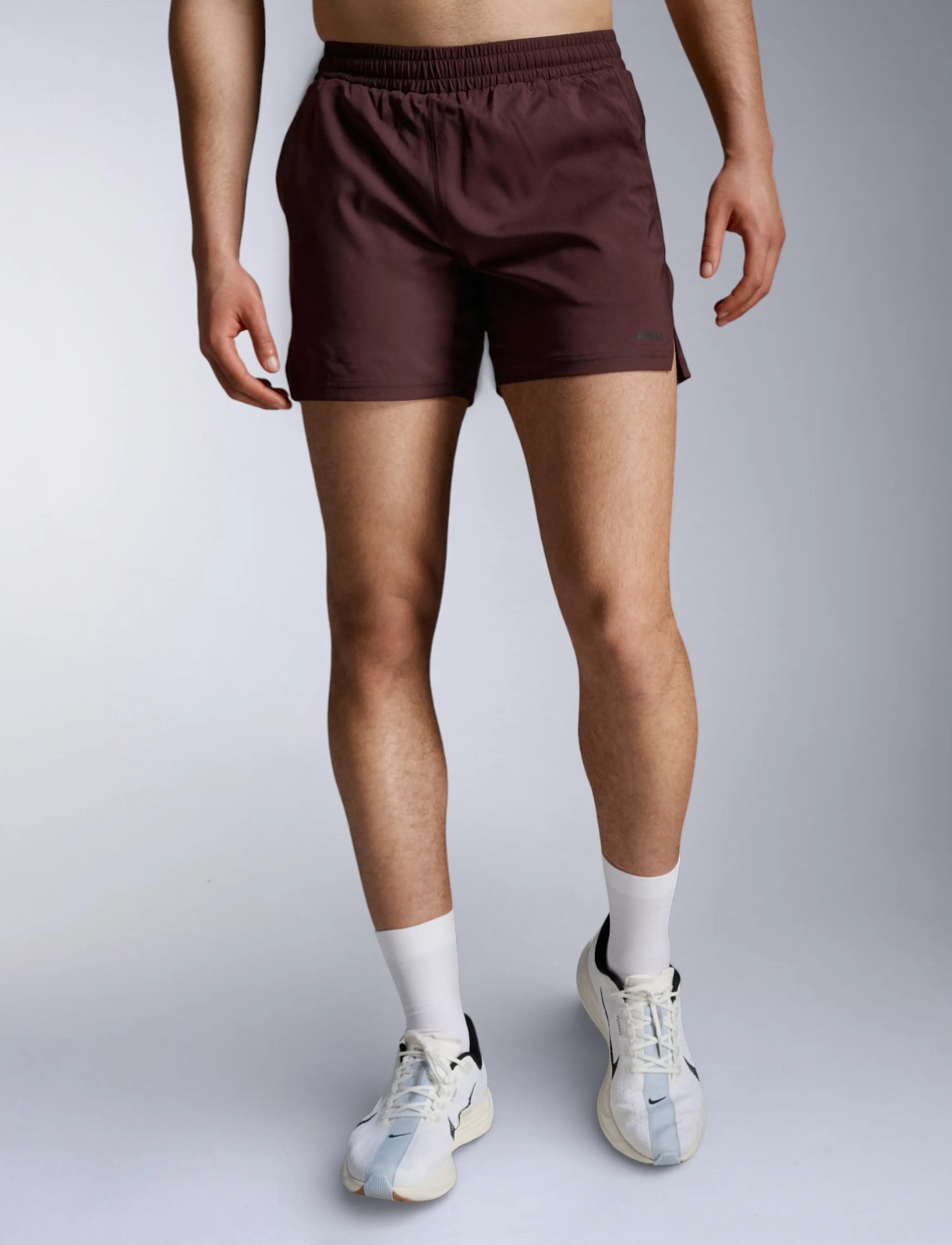 2XU Aero 5 Inch Shorts, Mænd, Løbeshorts, Brun, Str: XXL