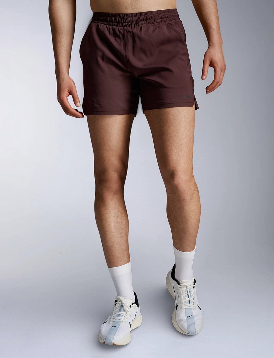 2XU - AERO 5 INCH SHORTS - løbeshorts - bark/black reflective - 0