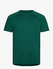 2XU - MOTION TEE - short-sleeved t-shirts - forest green/black - 0