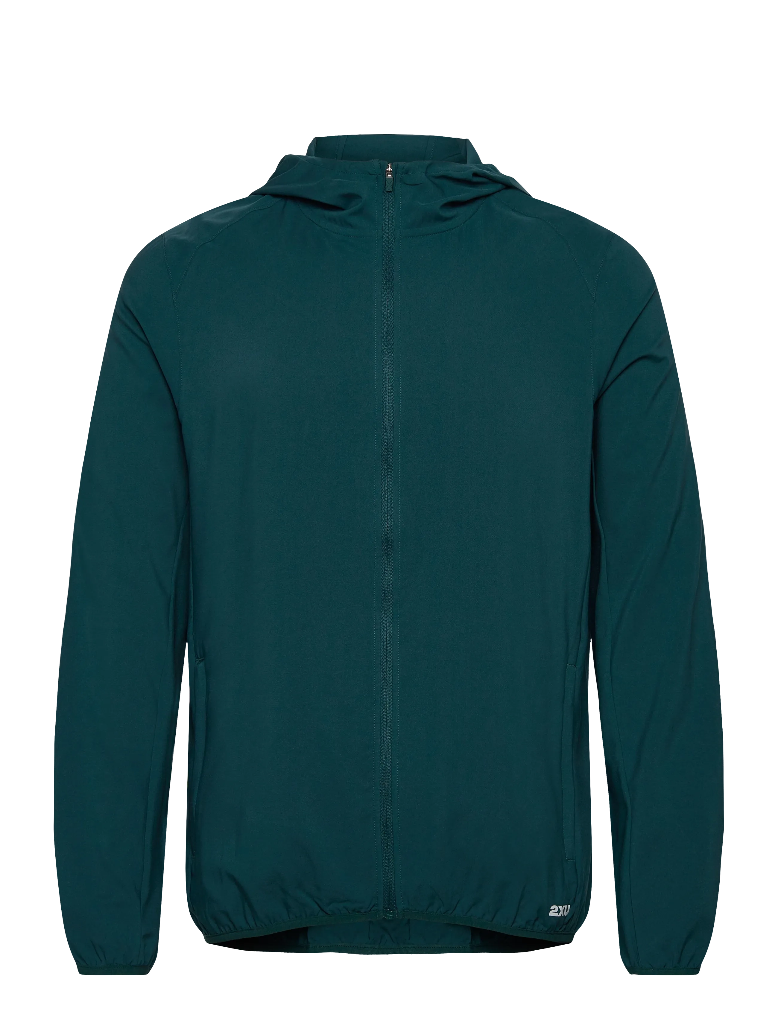 2XU Aero Jacket, Mænd, Løbejakke Med Hætte, Grøn, Str: XXL