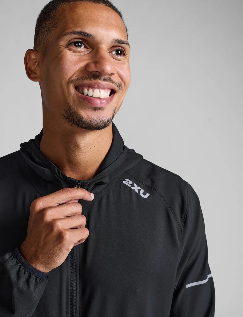 2XU - AERO JACKET - sportjackor - black/silver reflective - 3