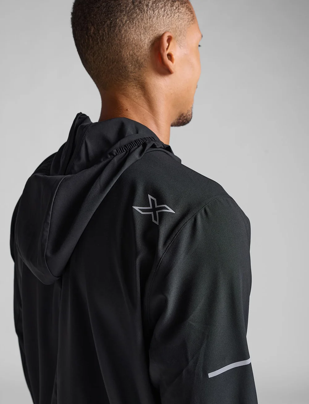 2XU - AERO JACKET - sportjackor - black/silver reflective - 4