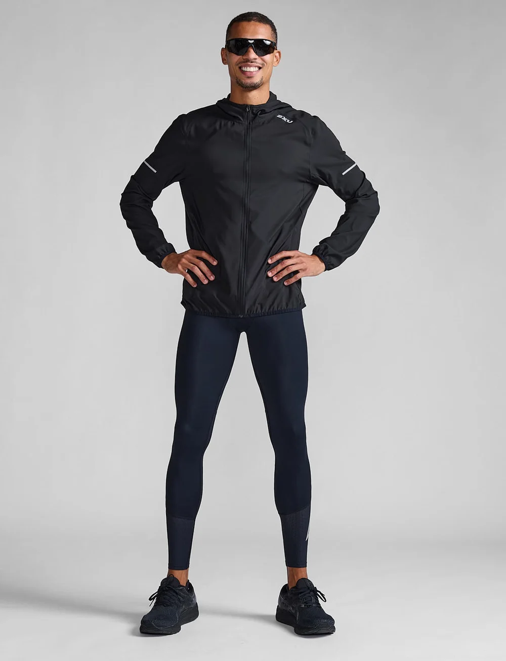 2XU - AERO JACKET - sportjackor - black/silver reflective - 5