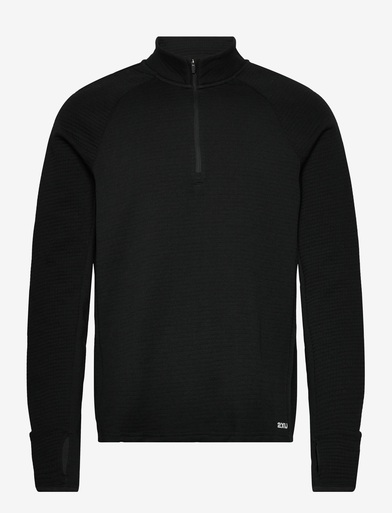2XU - IGNITION HAPTIC 1/4 ZIP - pikkade varrukatega alussärgid - black/silver reflective - 0