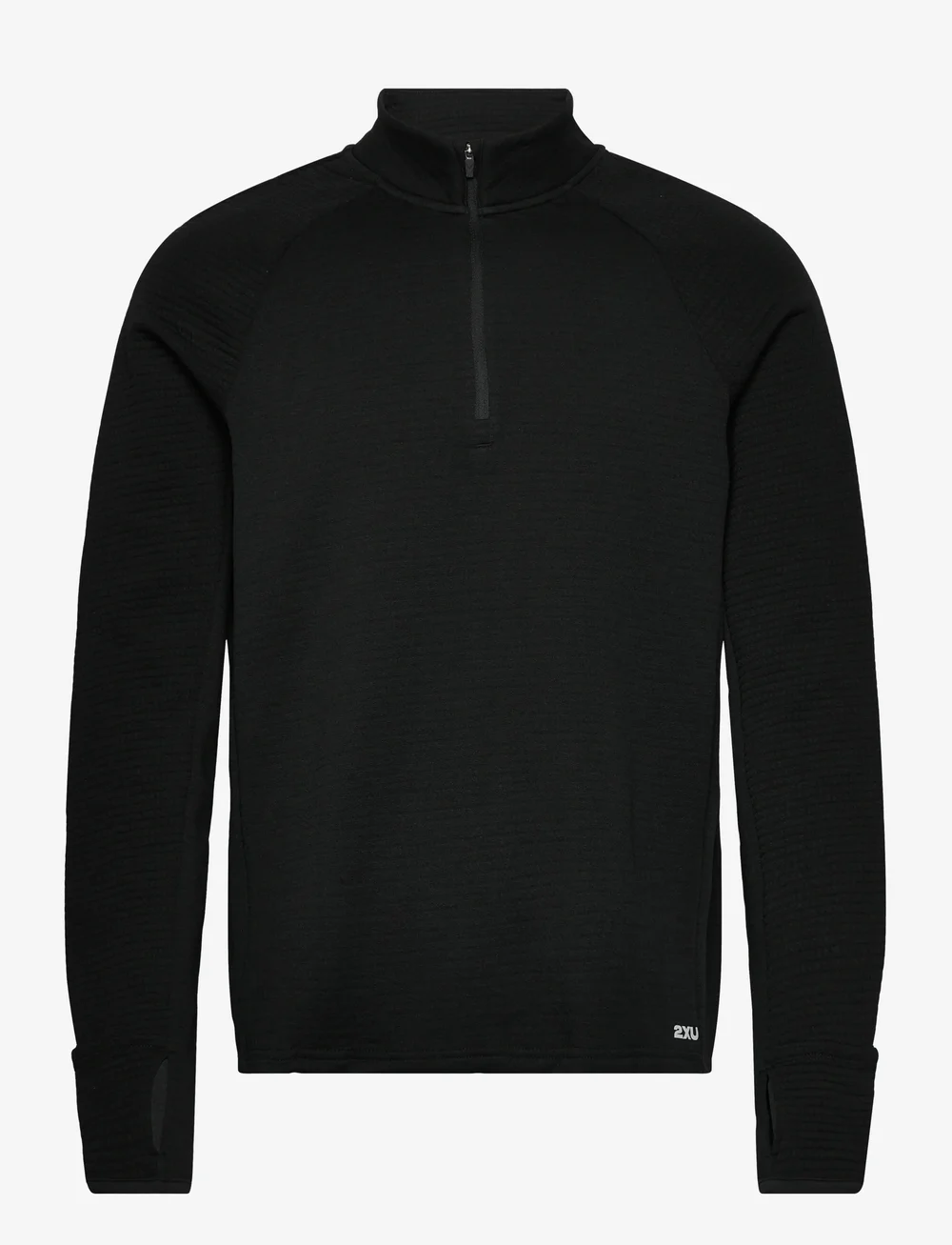 2XU - IGNITION HYPER-HAPTIC 1/4 ZIP - longsleeved tops - black/silver reflective - 0