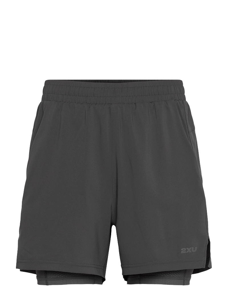 2XU - AERO MESH 2-IN-1 5 INCH SHORTS - lühikesed jooksupüksid - jupiter/black reflective - 0