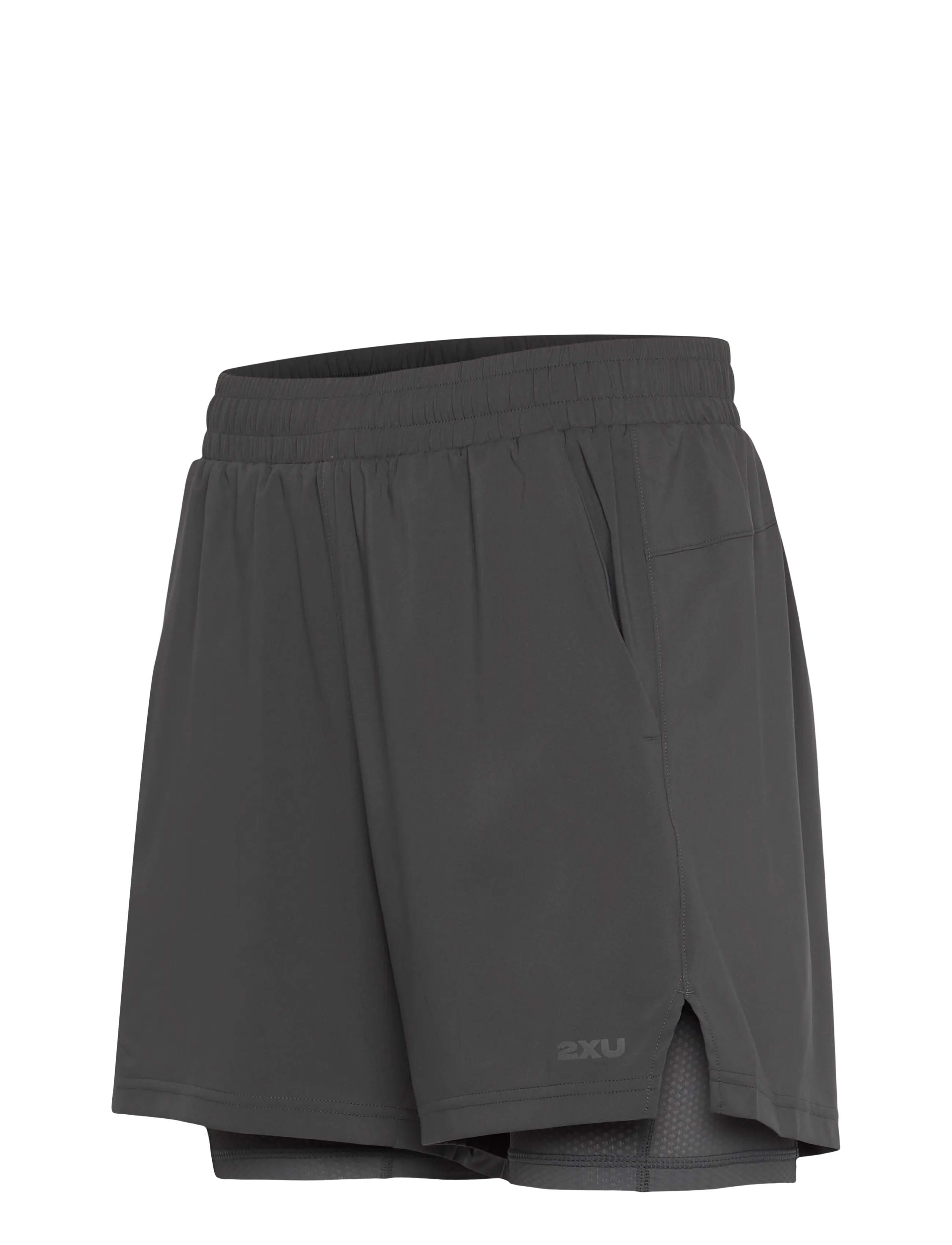 2XU - AERO MESH 2-IN-1 5 INCH SHORTS - hardloopshorts - jupiter/black reflective - 2