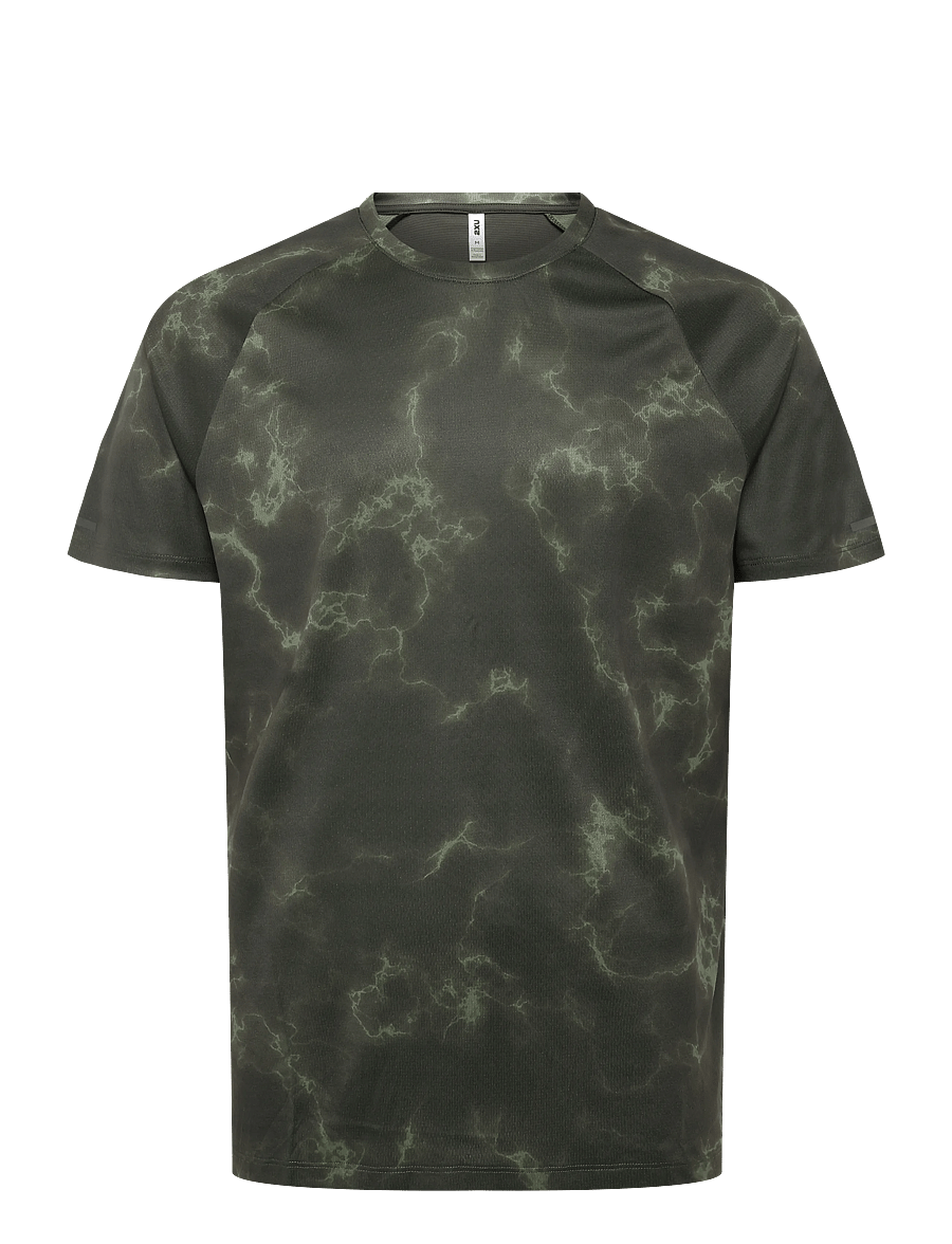 2XU - AERO MESH TEE - t-shirts - flint synapse/black reflective - 1