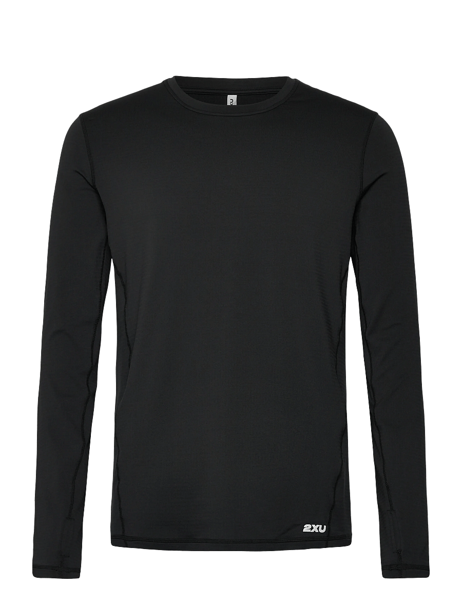 2XU - IGNITION GRID BASE LAYER - pitkähihaiset t-paidat - black/silver reflective - 0