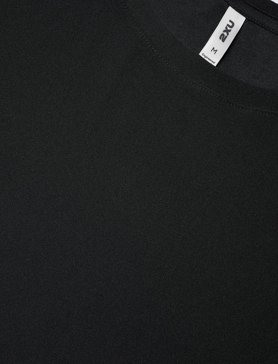 2XU - SIGNATURE SOFT JERSEY TEE - t-särgid - black/black - 2