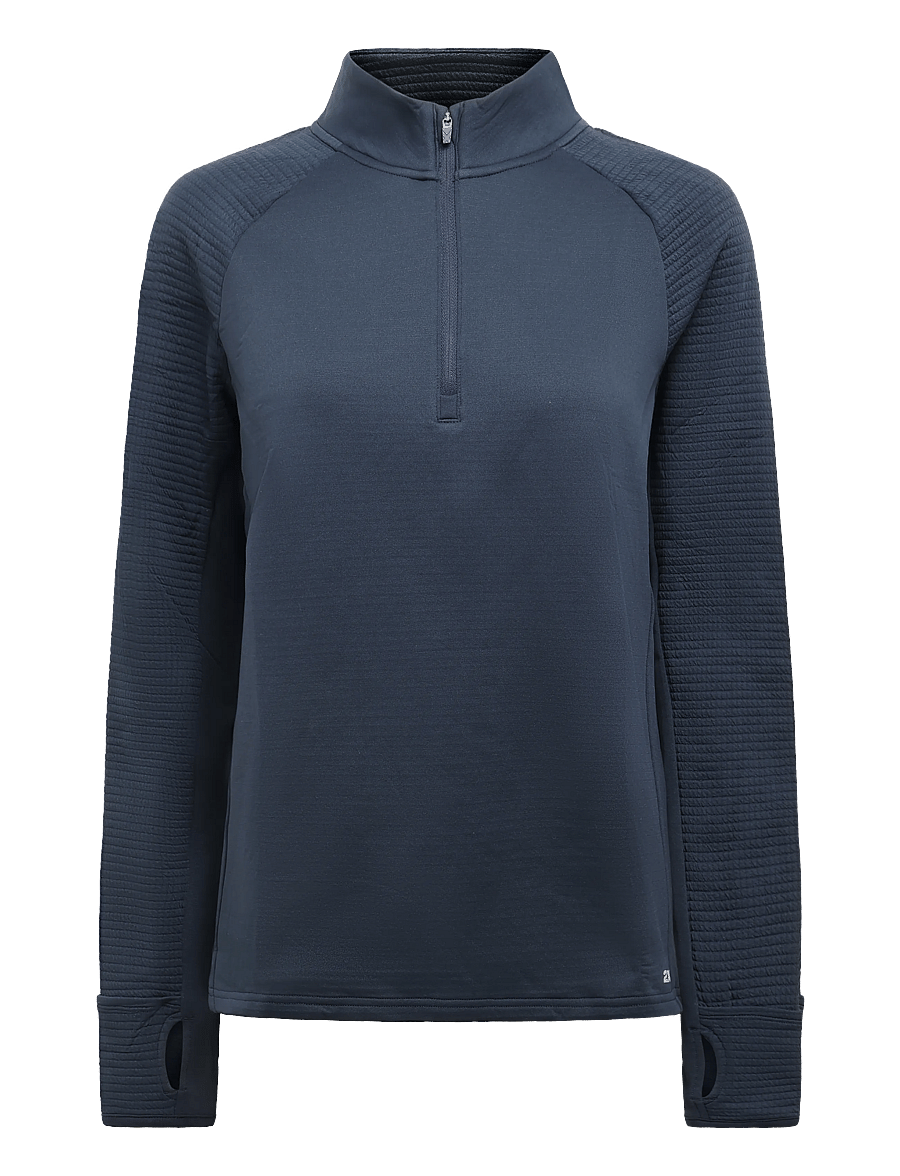 2XU - IGNITION HAPTIC 1/4 ZIP - midnight/silver reflective - 1
