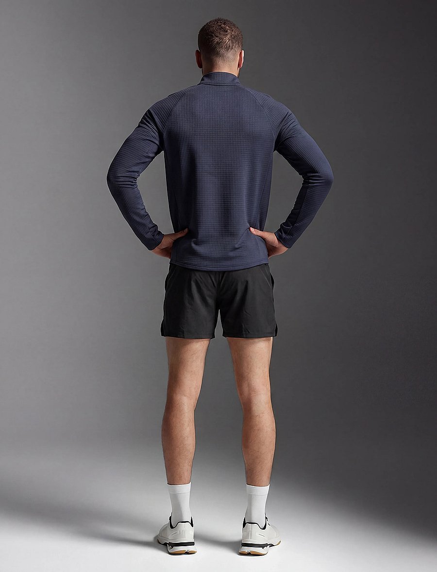 2XU - IGNITION HAPTIC 1/4 ZIP - midnight/silver reflective - 3